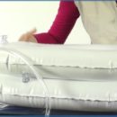 Надувной подголовник для мытья головы